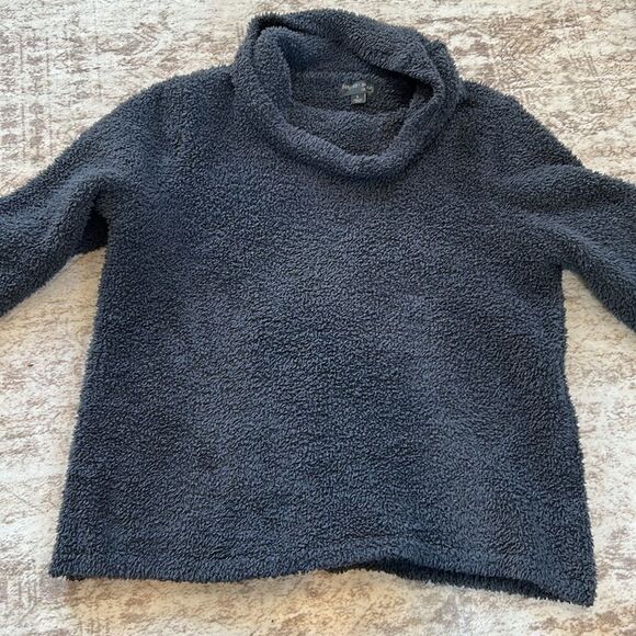 Barefoot Dreams EcoChic™ Plus Cowl Neck Pullover size large - Picture 5 of 7